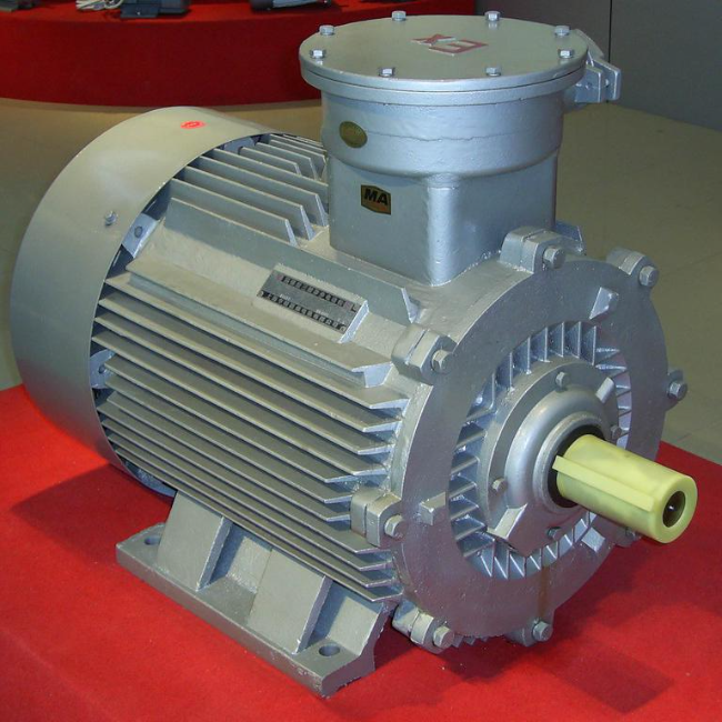 YB3-200L2-6防爆电机45°角实拍